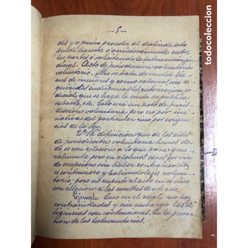 DERECHO CIVIL- APUNTES ENCUADERNADOS DE DERECHO CIVIL HECHOS A PLUMA MUY ANTIGUOS 58 LECCIONES. DERECHO CIVIL- APUNTES ENCUADERNADOS DE DERECHO CIVIL HECHOS A PLUMA MUY ANTIGUOS 58 LECCIONES.