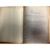 DERECHO CIVIL- APUNTES ENCUADERNADOS DE DERECHO CIVIL HECHOS A PLUMA MUY ANTIGUOS 58 LECCIONES.