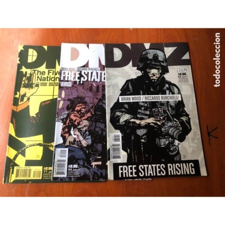 DMZ-COMICS VERTIGO-NUMEROS 62. 64. 71.EN INGLES.