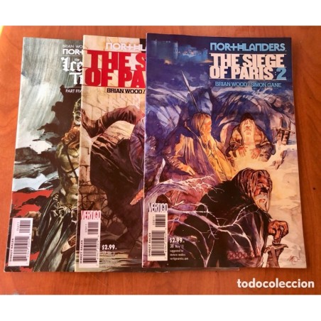 NORTHLANDERS-COMICS VERTIGO-NUMEROS 38. 39. 46. EN INGLES.