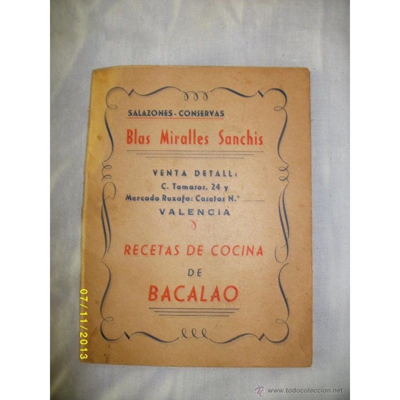 RECETAS DE COCINA DE BACALAO