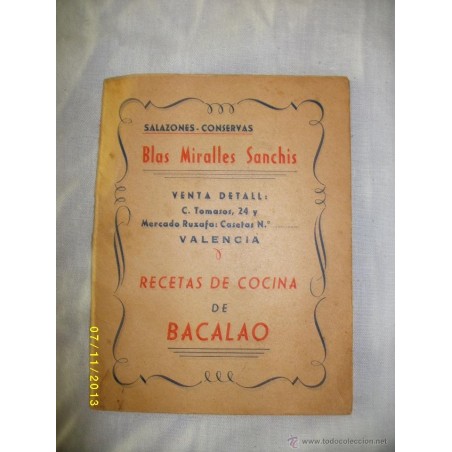 RECETAS DE COCINA DE BACALAO