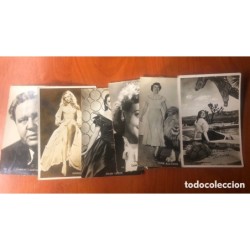 ARTISTAS DE CINE Y CANTANTES-COLECCION DE 30 POSTALES ANTIGUAS MUY RARAS ESPECIALES.