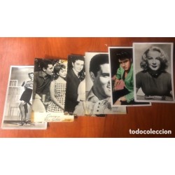 ARTISTAS DE CINE Y CANTANTES-COLECCION DE 30 POSTALES ANTIGUAS MUY RARAS ESPECIALES.
