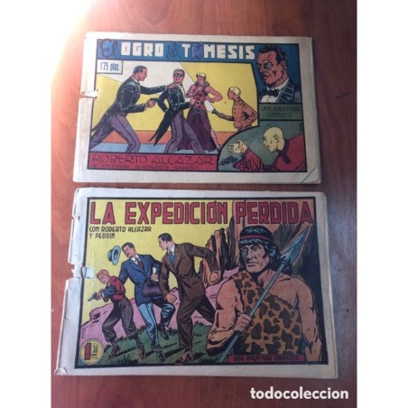 ROBERTO ALCAZAR Y PEDRIN-TEBEOS-7 NUMEROS-EDITORIAL VALENCIANA-ORIGINALES.