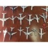 AVIONES DE METAL DIFERENTES ESCALAS-COLECCIÓN DE 32 AVIONES VARIOS PAISES MUY BIEN PINTADOS.