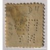 FILATELIA-SELLO RARO BENJAMIN FRANKLIN 10 CTS 1912 TALADRADO FRB NY RESERVA FEDERAL BANCO NEW YORK.