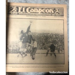 EL CAMPEON. ALBUM ENCUADERNABLE DE FOTOGRAFÍAS DE SPORT-AÑO 1922-2 TOMOS EN UN LIBRO.