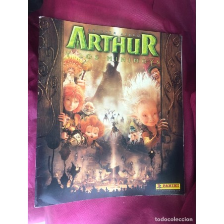 ALBUM CROMOS ARTHUR Y LOS MINIMOYS- COMPLETO CON POSTER CENTRAL-EDITORIAL PANINI-AÑO 2006.