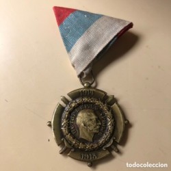SERVIA 1ª GUERRA MUNDIAL- MEDALLA 1ª GUERRA MUNDIAL AÑO 1914-1918- BRONCE ORIGINAL.