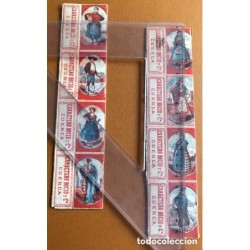 CUENCA-8 CAJAS DE CERILLAS-PERFECTO ESTADO SIN UTILIZAR-SIGLO XIX-CARRETERO ROCIO Y CA-CONQUENSE.