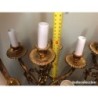 BRONCES ARTISTICOS-PAREJA DE CANDELABROS 6 BRAZOS.