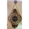 RELOJ DE PARED ANTIGUO LAFUENTE BRONCE MACIZO CON SONERIA.