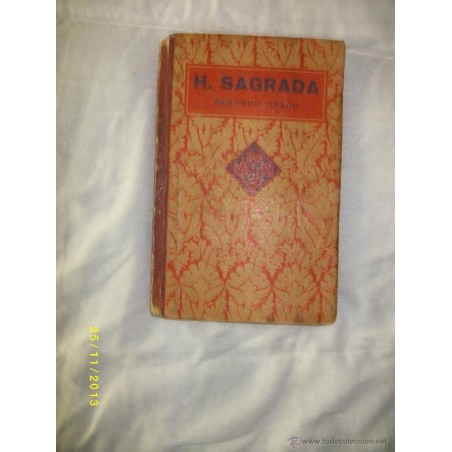 HISTORIA SAGRADA SEGUNDO GRADO 1938