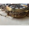 RELOJ DE PARED ANTIGUO LAFUENTE BRONCE MACIZO CON SONERIA.