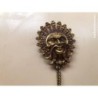 RELOJ DE PARED ANTIGUO LAFUENTE BRONCE MACIZO CON SONERIA.