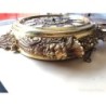 RELOJ DE PARED ANTIGUO LAFUENTE BRONCE MACIZO CON SONERIA.