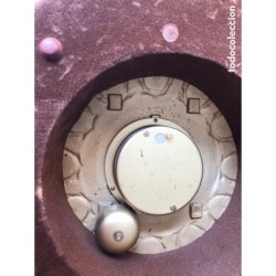 RELOJ DE PARED ANTIGUO LAFUENTE BRONCE MACIZO CON SONERIA.