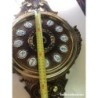 RELOJ DE PARED ANTIGUO LAFUENTE BRONCE MACIZO CON SONERIA.