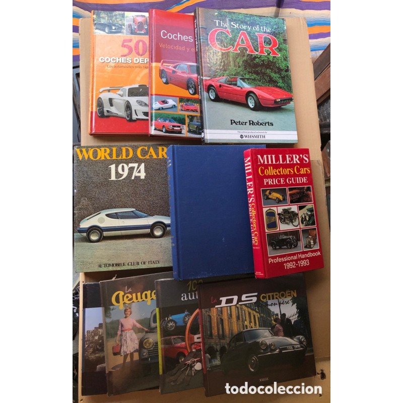 LOTE DE 10 LIBROS DE AUTOMOVILES.