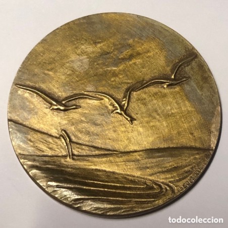 JUDIOS DE BELGICA-MEDALLA CONMEMORATIVA-JUDIOS DE BELGICA AGRADECIDOS-AÑO 1980