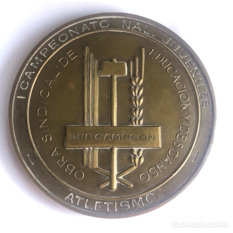 MEDALLA BRONCE OBRA SINDICAL DE EDCUCACION ATLETISMO. MEDALLA BRONCE OBRA SINDICAL DE EDCUCACION ATLETISMO.