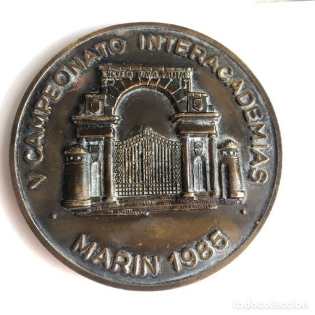 MEDALLA MILITAR-V CAMPEONATO INTERACADEMIAS MARIN 1985-ESCUELA NAVAL MILITAR.