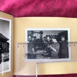 2ª GUERRA MUNDIAL-ALBUM DE FOTOS DE MILITARES ALEMANES-44 FOTOS ORIGINALES.