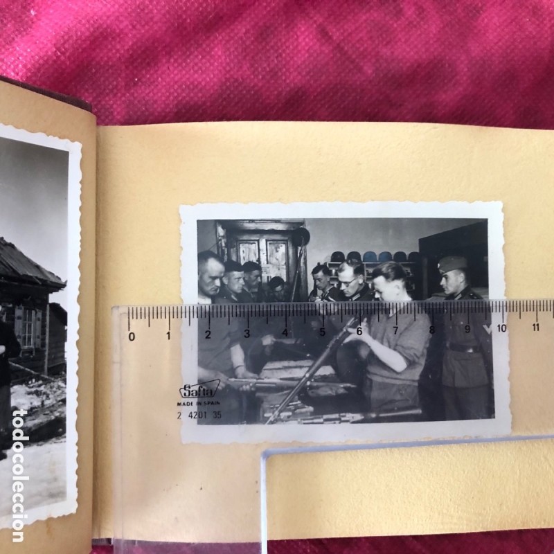 2ª GUERRA MUNDIAL-ALBUM DE FOTOS DE MILITARES ALEMANES-44 FOTOS ORIGINALES.