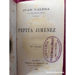 PEPITA JIMENEZ-JUAN VALERA-AÑO 1904.