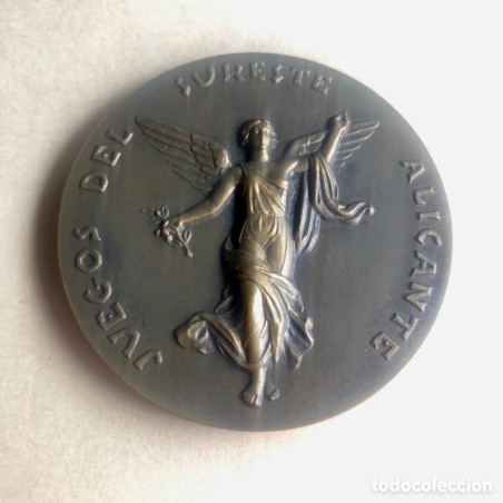 MEDALLA CONMMEMORATIVA JUEGOS DEL SURESTE ALICANTE. AÑO 1965.