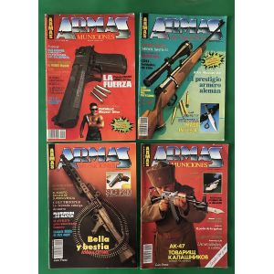 ARMAS Y MUNICIONES- 23 REVISTAS EDITORIAL GUN PRESS -AÑOS 80.