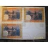 TRES BILLETES DE CIEN PESETAS- FELIPE II AÑO 1925 -ORIGINALES.