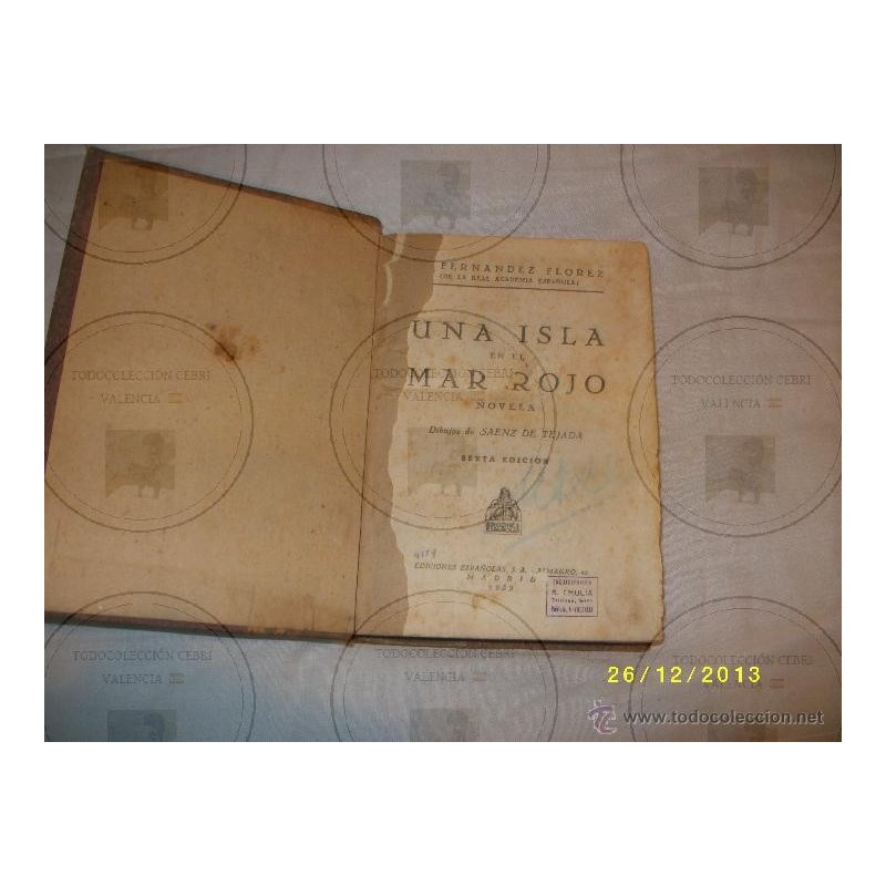 UNA ISLA EN EL MAR ROJO. Año 1939