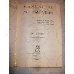 MANUAL DE AUTOMOVILES ARIAS PAZ 36º EDICION 1968