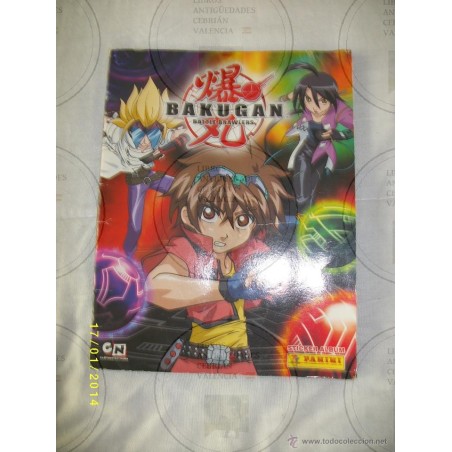 BAKUGAN BATTLE BRAWLERS STIKER ALBUN PANIMI COMPLETO