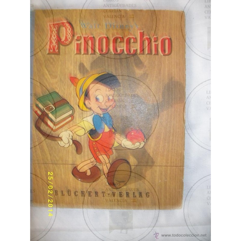 PINOCCHIO WALT DISNEY`S -GERMANY 1951.