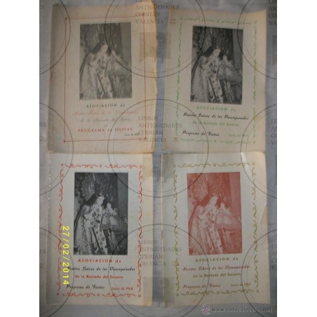 ASOCIACIÓN DE NUESTRA SEÑORA DE LOS DESAMPARADOS DE LA BARRIADA DEL SOCORRO PROGRAMAS DE FIESTAS