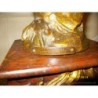 RELOJ ANTIGUO FRANCES CON ESCULTURA Y MARMOL