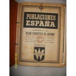POBLACIONES DE ESPAÑA COMPLEMENTO DEL ATLAS TURÍSTICO DE ESPAÑA. WASSERMANN.