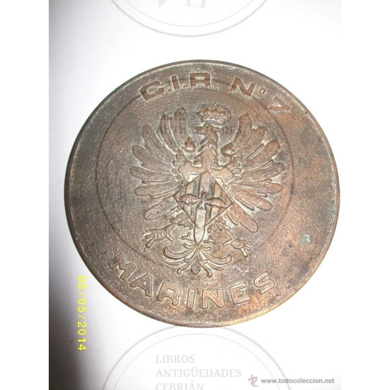 MEDALLA-MARINES CIR Nº7. MEDALLA-MARINES CIR Nº7.