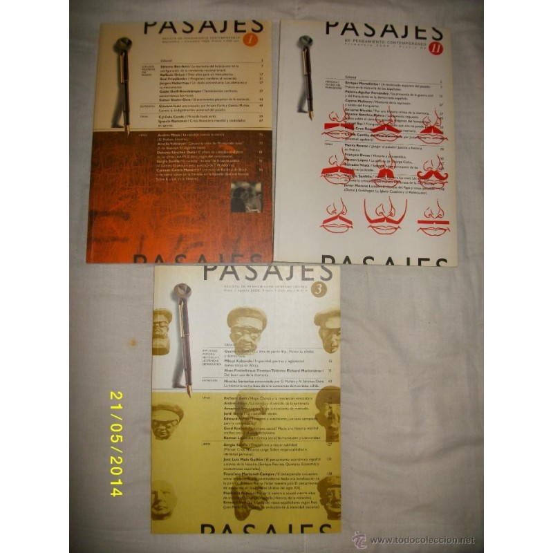 PASAJES REVISTAS DE PENSAMIENTO CONTEMPORANEO PASAJES REVISTAS DE PENSAMIENTO CONTEMPORANEO