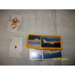 BARAJAS POKER MONARCH AIR LINES PLASTIC COATED