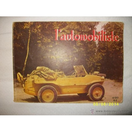 L'AUTOMOBILISTE LA REVUE DE L'AMATEUR Nº20