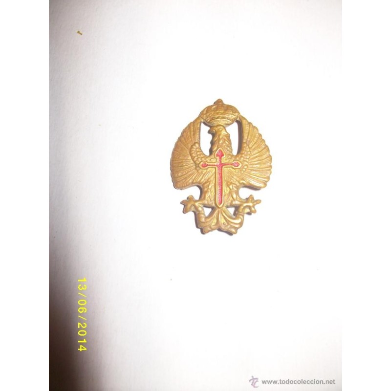 INSIGNIA MILITAR GORRA AÑOS 70