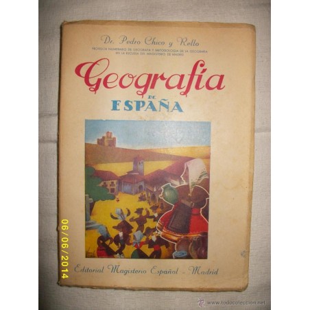 GEOGRAFIA DE ESPAÑA 1958 EDITORIAL MAGISTERIO
