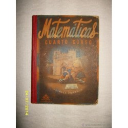 MATEMATICAS CUARTO CURSO 1955