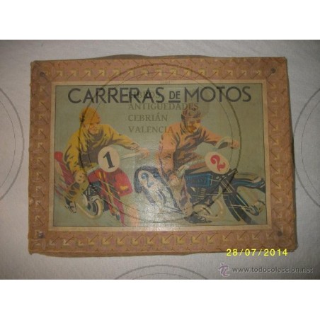 JUEGO DE MESA ANTIGUO CARRERAS DE MOTOS