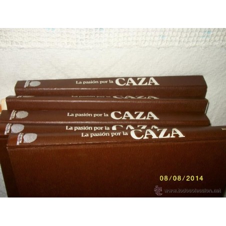 LA PASION POR LA CAZA 100 FASCICULOS EN 5 TOMOS COMPLETA