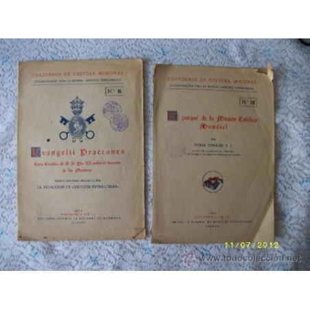 CUADERNOS DE CULTURA MISIONAL